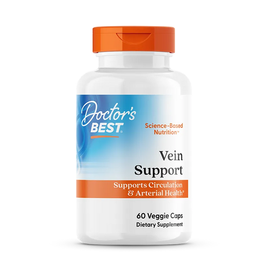 Doctor's Best Vein Support with DiosVein and MenaQ7, 60 Veggie Caps