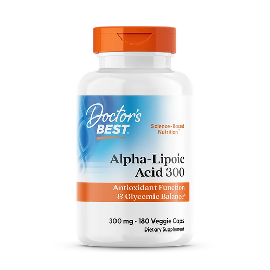 Doctor's Best Alpha-Lipoic Acid 300, 300 mg, 180 Veggie Caps
